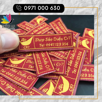 Standard woven label 8